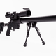 El rifle Saboteur con silenciador incluido.